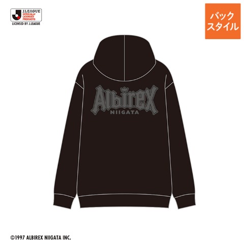 メンズ　ジップパーカ（アルビレックス新潟）