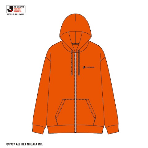メンズ　ジップパーカ（アルビレックス新潟）