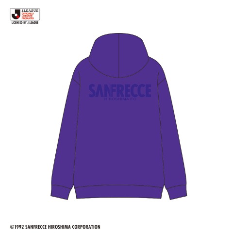 メンズ　ジップパーカ（サンフレッチェ広島）