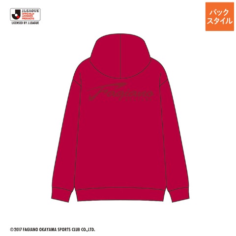 メンズ　ジップパーカ（ファジアーノ岡山）