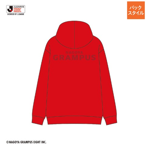 メンズ　ジップパーカ（名古屋グランパス）