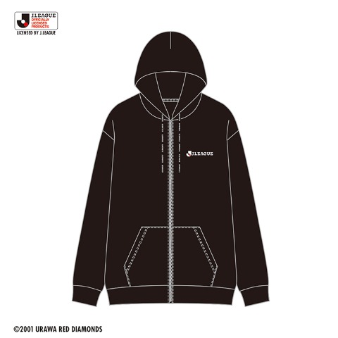 メンズ　ジップパーカ（浦和レッズ）