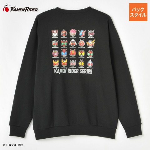 メンズ　トレーナー（仮面ライダー）