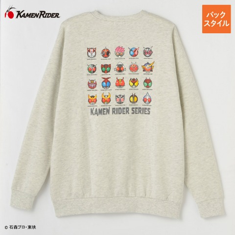 メンズ　トレーナー（仮面ライダー）