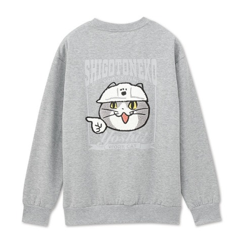 メンズ　プルオーバー（仕事猫）