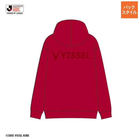 メンズ　ジップパーカー（ヴィッセル神戸）