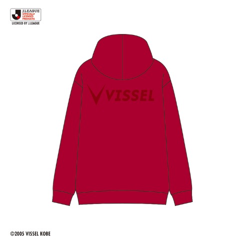 メンズ　ジップパーカー（ヴィッセル神戸）