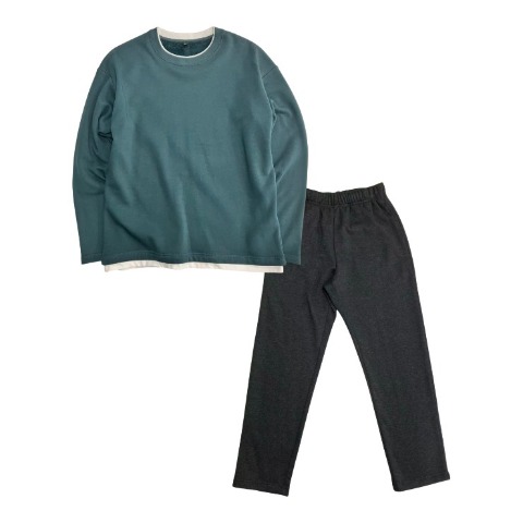 メンズ　上下組セット（FIBER HEAT）