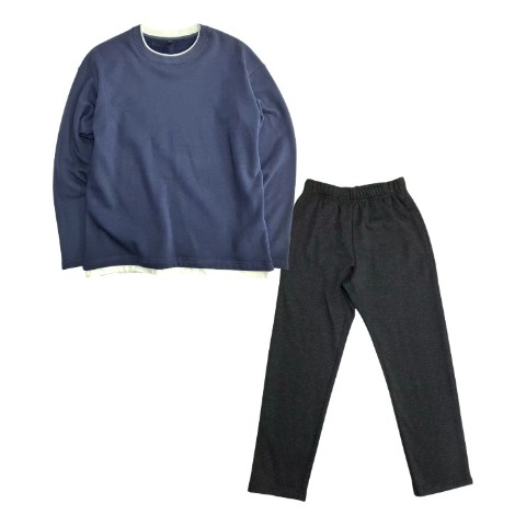 メンズ　上下組セット（FIBER HEAT）