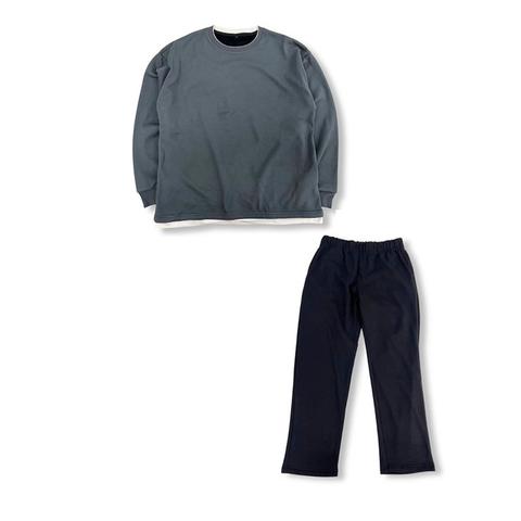 メンズ　上下組セット（FIBER HEAT）