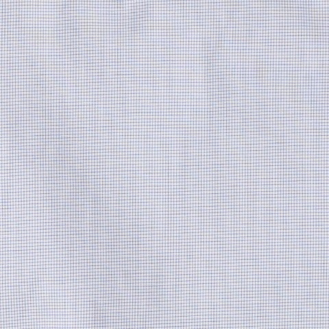 メンズ　ワイシャツ（アオチェック・セミワイド）