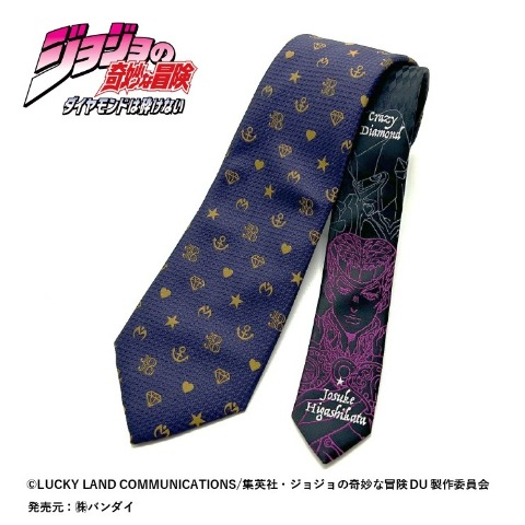 メンズ ネクタイ（ジョジョの奇妙な冒険　ダイヤモンドは砕けない）