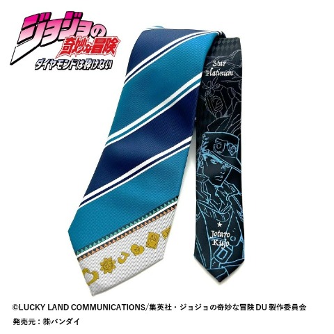 メンズ ネクタイ（ジョジョの奇妙な冒険　ダイヤモンドは砕けない）