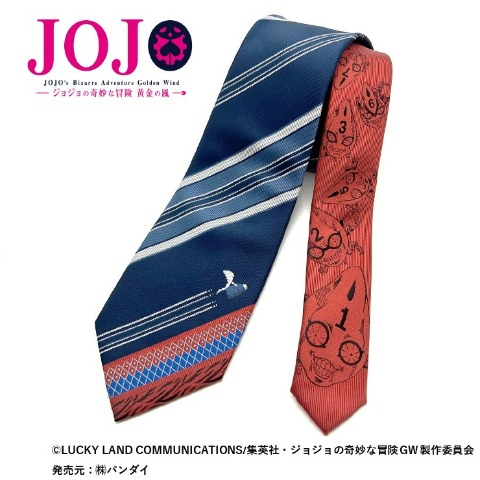 メンズ ネクタイ（ジョジョの奇妙な冒険　黄金の風）