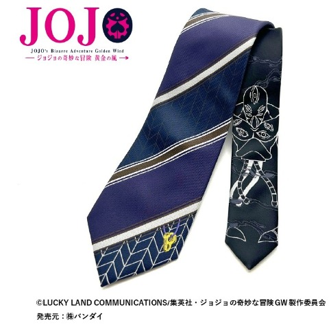 メンズ ネクタイ（ジョジョの奇妙な冒険　黄金の風）