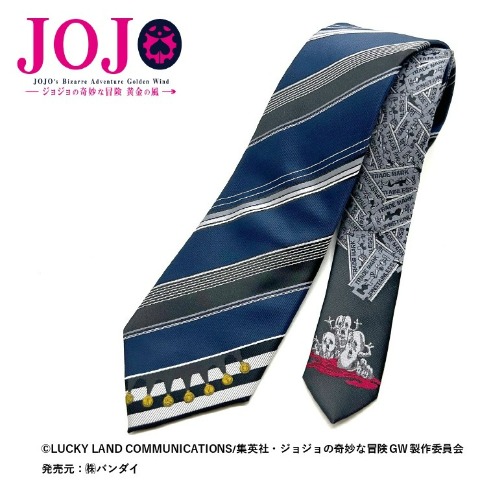 メンズ ネクタイ（ジョジョの奇妙な冒険　黄金の風）