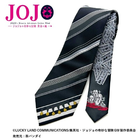 メンズ ネクタイ（ジョジョの奇妙な冒険　黄金の風）