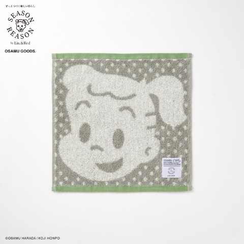 レディース　ハンカチ（SEASON REASON×OSAMU GOODS）