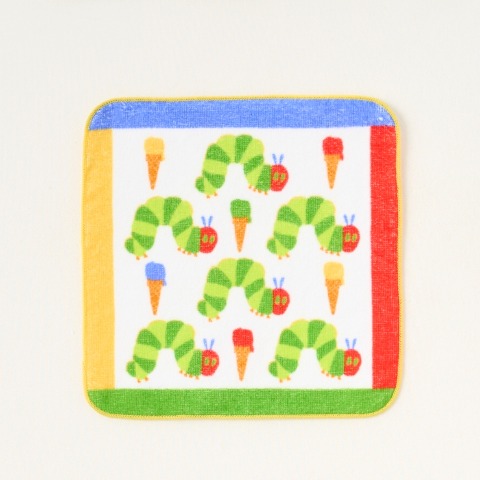 タオルハンカチ　(9点セットはらぺこあおむし)