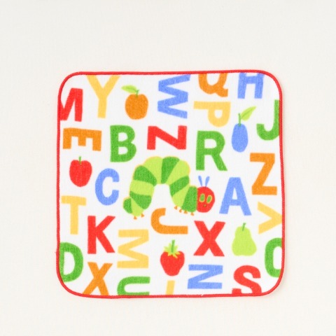 タオルハンカチ　(9点セットはらぺこあおむし)