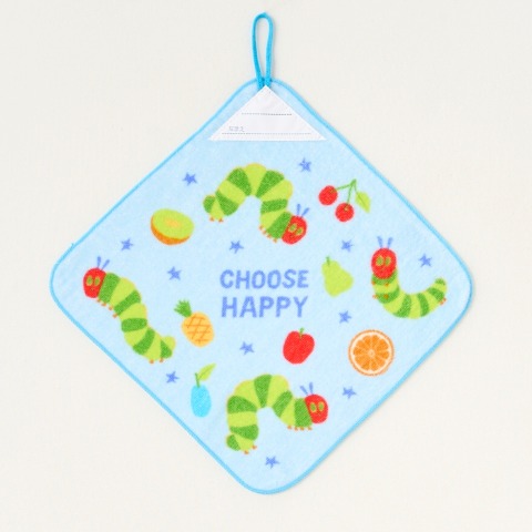 タオルハンカチ　(9点セットはらぺこあおむし)