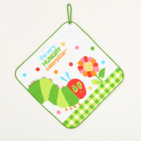 タオルハンカチ　(9点セットはらぺこあおむし)