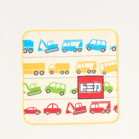 タオルハンカチ　(9点セットトミカ)