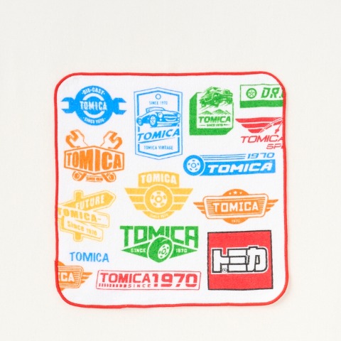 タオルハンカチ　(9点セットトミカ)