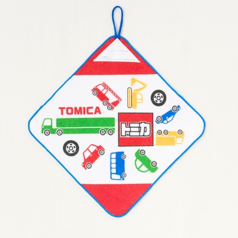 タオルハンカチ　(9点セットトミカ)