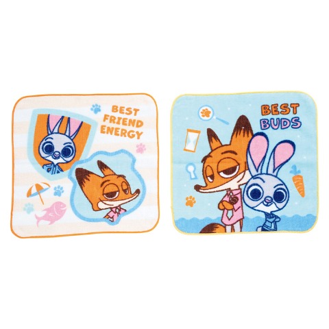 タオルハンカチ　(2枚組・ディズニー)