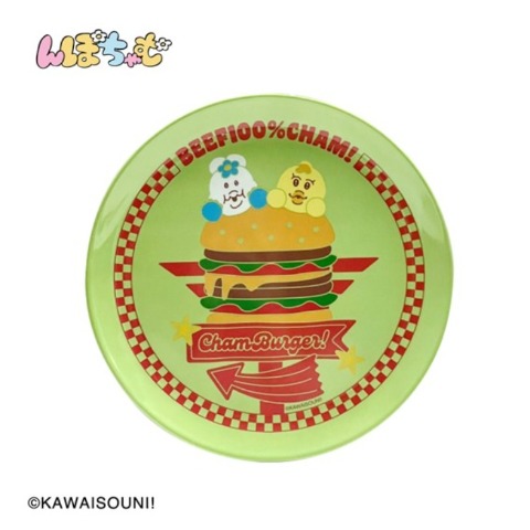 メラミンプレート（んぽちゃむ）