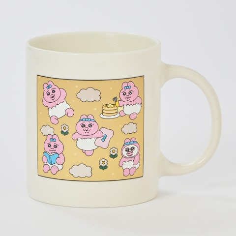 カラーチェンジマグカップ（おぱんちゅうさぎ）