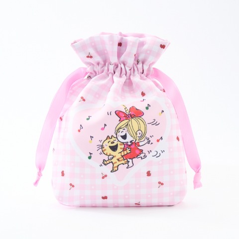 フリル巾着（SEASON REASON×水森亜土)