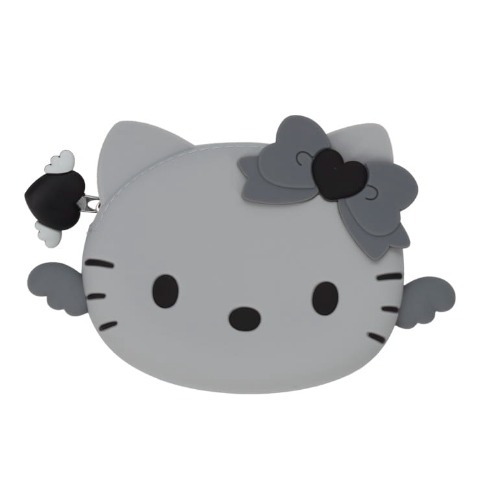 シリコンポーチエンジェルグレー（ハローキティー）