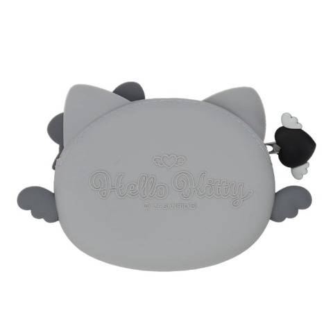 シリコンポーチエンジェルグレー（ハローキティー）