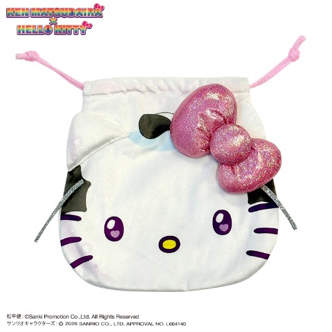 ダイカット巾着（マツケンサンバ×ハローキティ）