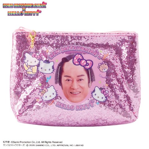 ティッシュポーチ（マツケンサンバ×ハローキティ）