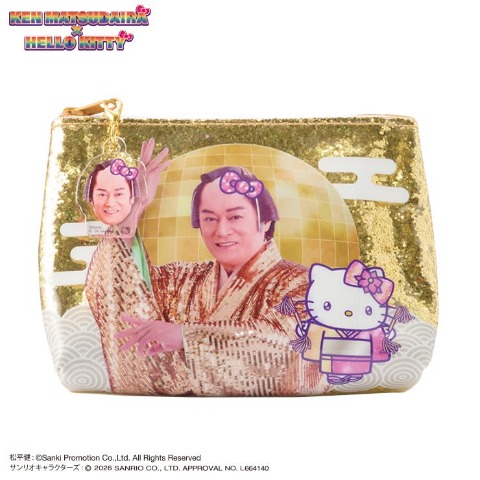 ティッシュポーチ（マツケンサンバ×ハローキティ）