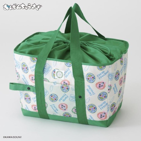 保冷買い物カゴバッグ(おぱんちゅうさぎ)