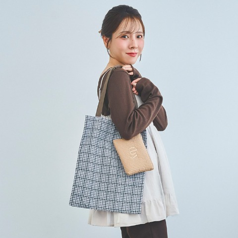 ポーチ付ショッピングバッグ（yumi）