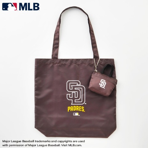 ポーチ付ショッピングバッグ（MLB)