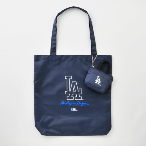 ポーチ付ショッピングバッグ（MLB)