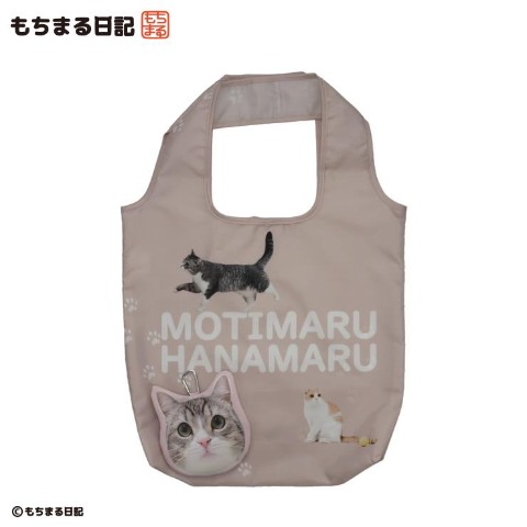 ポーチ付ショッピングバッグ（もちまる日記）