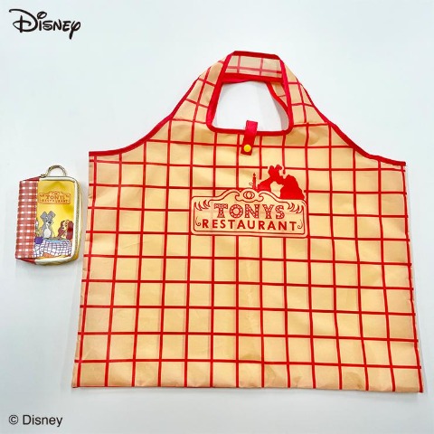 ポーチ付ショッピングバッグ（ディズニー）