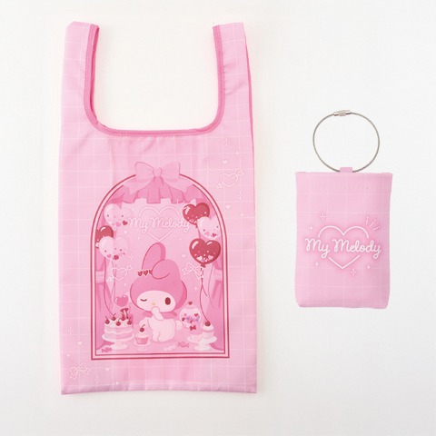 ポーチ付きショッピングバッグ（サンリオキャラクターズ）