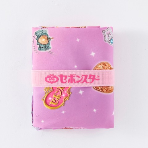 ゴム付き折り畳みショッピングバッグ（セボンスター）