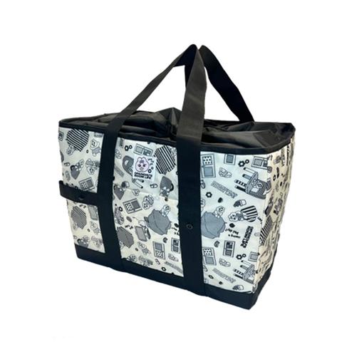 折りたたみ買い物カゴバッグ（おぱんちゅうさぎ）