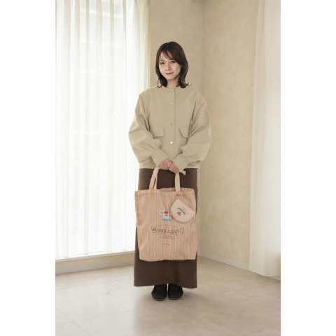 ポーチ付ショッピングバッグ（yumi×BOMILLDANG）