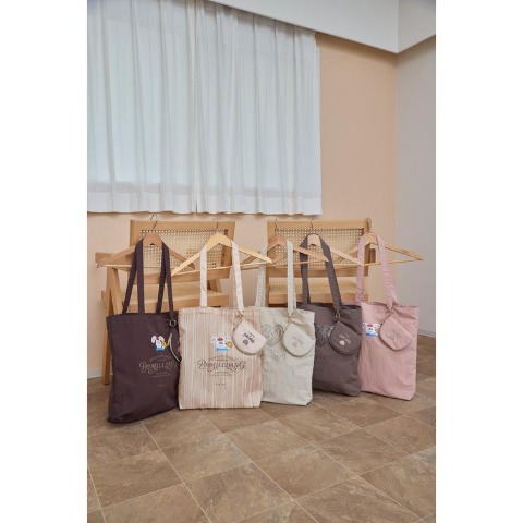 ポーチ付ショッピングバッグ（yumi×BOMILLDANG）