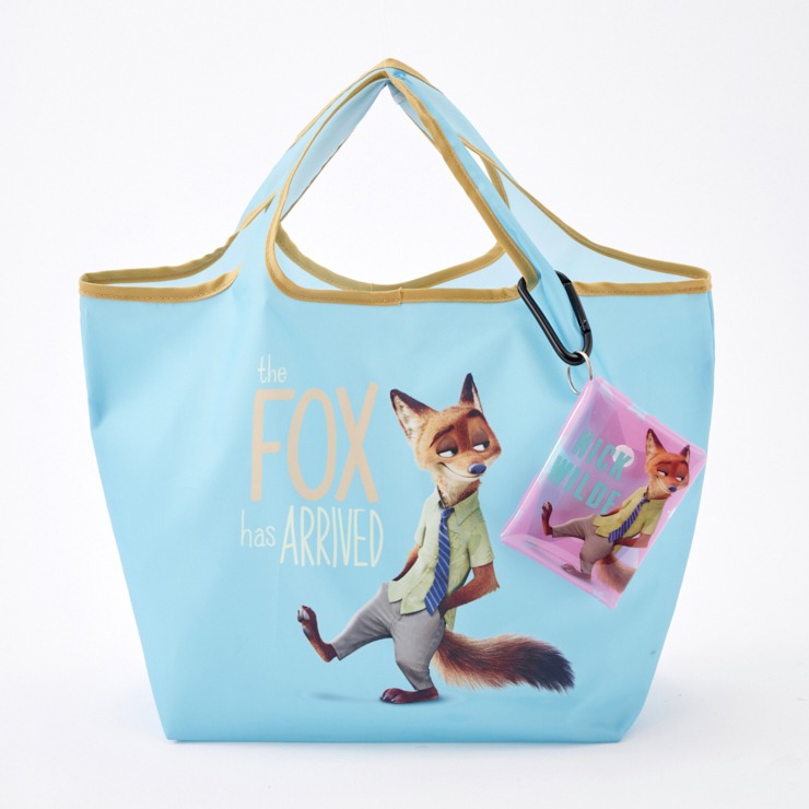 PVCポーチ付きショッピングバッグ（ズートピア） | しまむら 